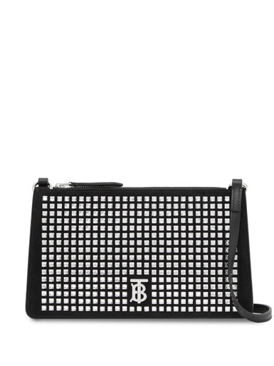BURBERRY  Crystal Studded TB Pouch image 3