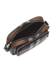 BURBERRY Bio-Based Check Crossbody Bag - Dark Birch image 1