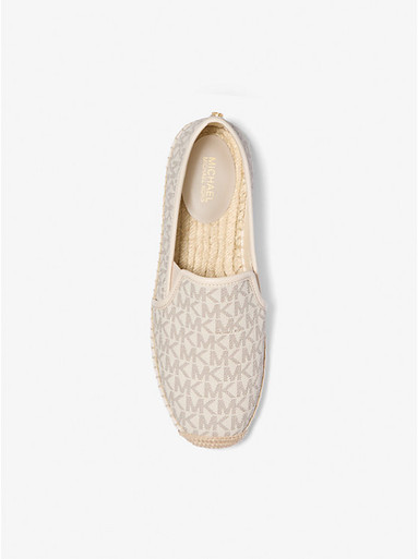 MICHAEL KORS  Hastings Signature Logo Slip-On Espadrille - Vainilla image 2