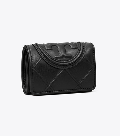TORY BURCH  Fleming Soft Polished-Grain Small Flap Wallet image 2
