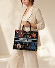 DIOR Canvas Large Book Tote