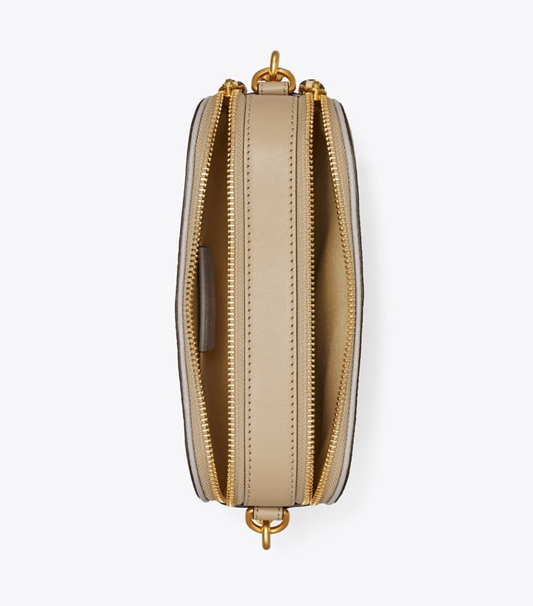 TORY BURCH Mini Miller Colorblock Crossbody - Bay Gray Multi image 3