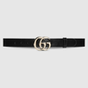 GUCCI Gg Marmont Thin Belt - Black - 105 image