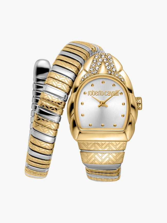 [ARRIVING] ROBERTO CAVALLI Aurora Silver-tone Dial Ladies Watch image 0