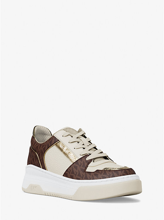 MICHAEL KORS Lexi Mixed-Media Sneaker image 0