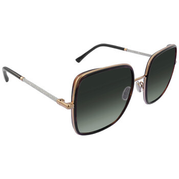 JIMMY CHOO Gradient Green Square Ladies Sunglasses image 0