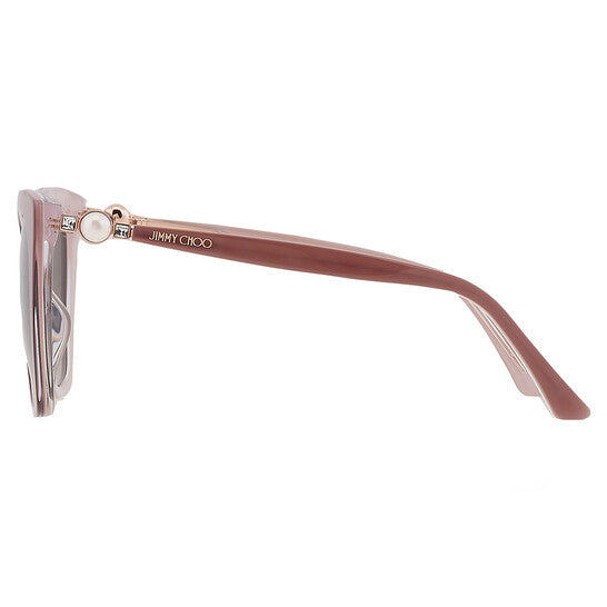 Jimmy Choo Brown Gradient Butterfly Ladies Sunglasses (Arriving In Delhi) image 1