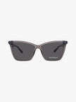 SALVATORE FERRAGAMO Grey Butterfly Ladies Sunglasses (Arriving In Delhi) image 0