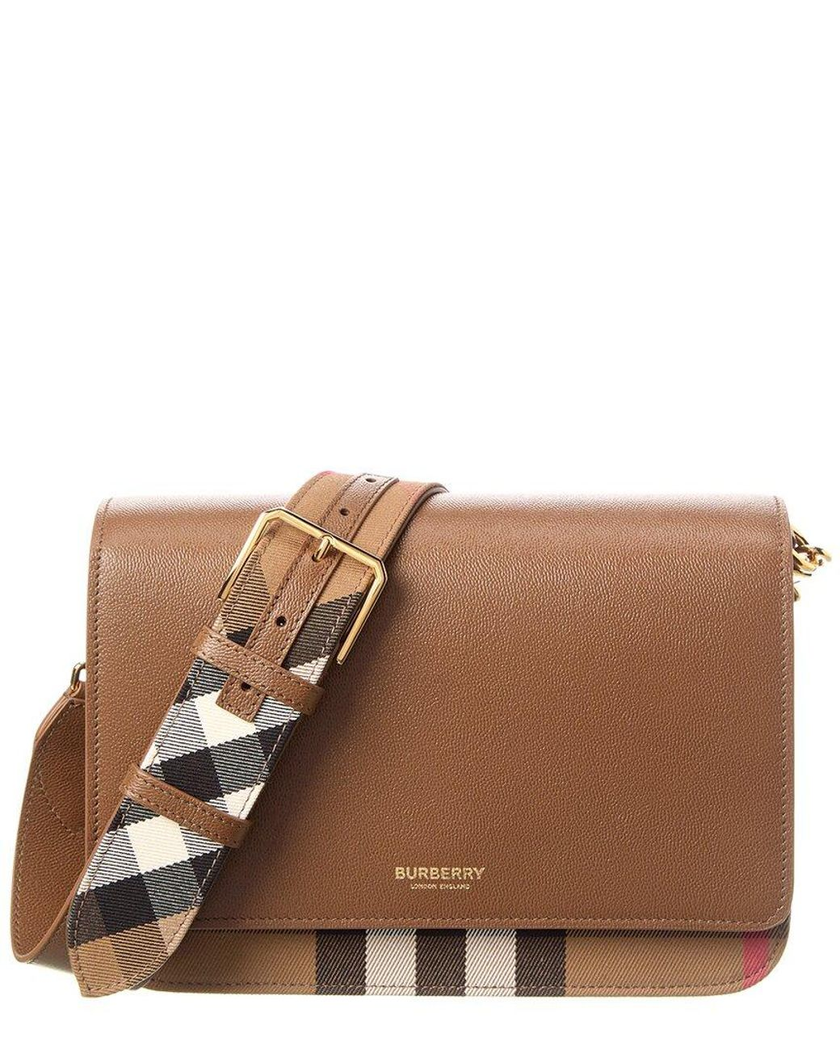 BURBERRY  Mackford Shoulder Bag - Tan image