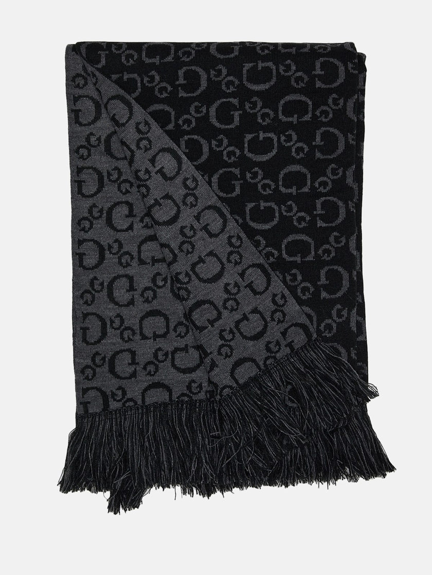 Guess Reversible G Logo Scarf - Black image 0
