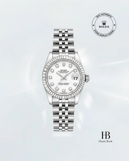[Store Display] ROLEX Datejust White Diamond Jubilee Stainless Steel 26mm