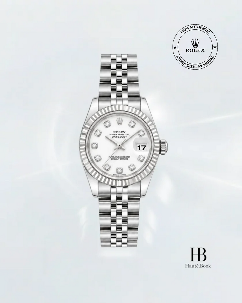 [Store Display] ROLEX Datejust White Diamond Jubilee Stainless Steel 26mm