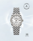 [Store Display] ROLEX Datejust Silver White Diamond Jubilee 36 mm