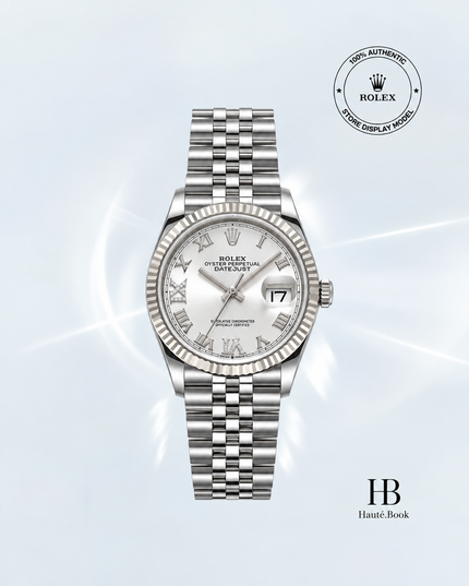 [Store Display] ROLEX Datejust Silver White Diamond Jubilee 36 mm