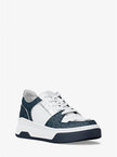 MICHAEL KORS Lexi Mixed-Media Sneaker - Admiral image 0