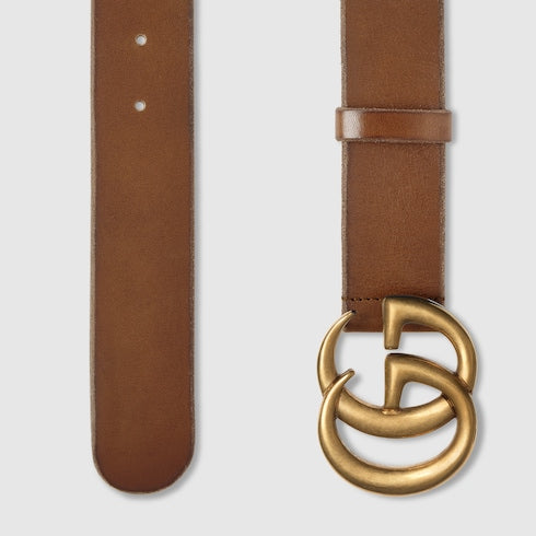 GUCCI GG Marmont Wide Belt - Brown image 2