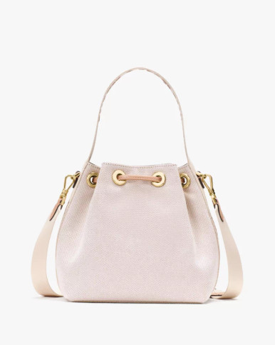 KATE SPADE Kip Canvas Bucket Bag - Light Fawn Multi image 2