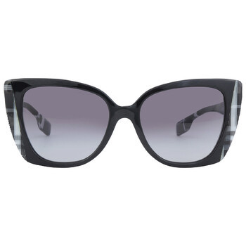 BURBERRY  Meryl Grey Gradient Butterfly Ladies Sunglasses image 1