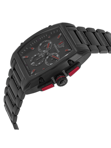 VERSACE Dominus Chronograph Quartz Black Dial Men's Watch image 1