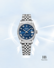[Store Display] Rolex Datejust Blue Roman Stainless Steel 31 mm