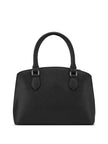 Guess Jeanine Faux-Pearl Charm Satchel - Black image 2