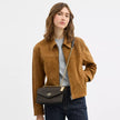 COACH Klare Envelope Crossbody Bag In Signature Canvas With Rivets - Walnut/Black Multi image 1