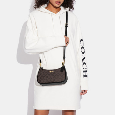 COACH Teri Shoulder Bag In Signature Canvas image 4