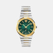[AT DELHI] VERSACE Greca Men Quartz Green Dial Analog Stainless Steel Watch image 0