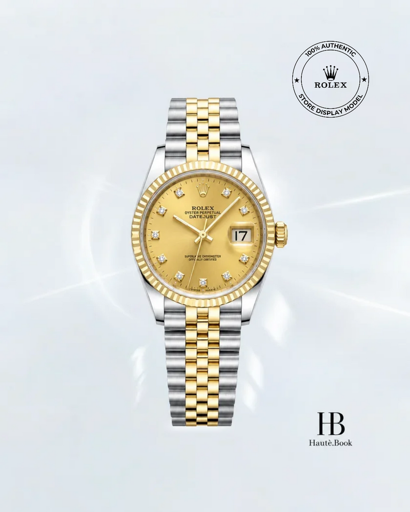 [Store Display] Rolex Datejust Champagne Diamond 36mm