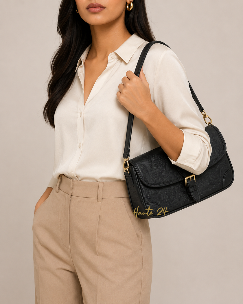 LOUIS VUITTON Dianu Noir/PurpleM