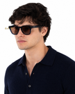 FERRAGAMO Salvatore Amber Square Men's Sunglasses