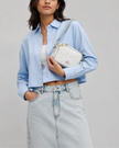 COACH Mini Carey Crossbody Bag In Signature Canvas