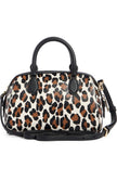 KATE SPADE Madison Spotted Leopard Small Duffle Crossbody Bag - Cream Multi image 2