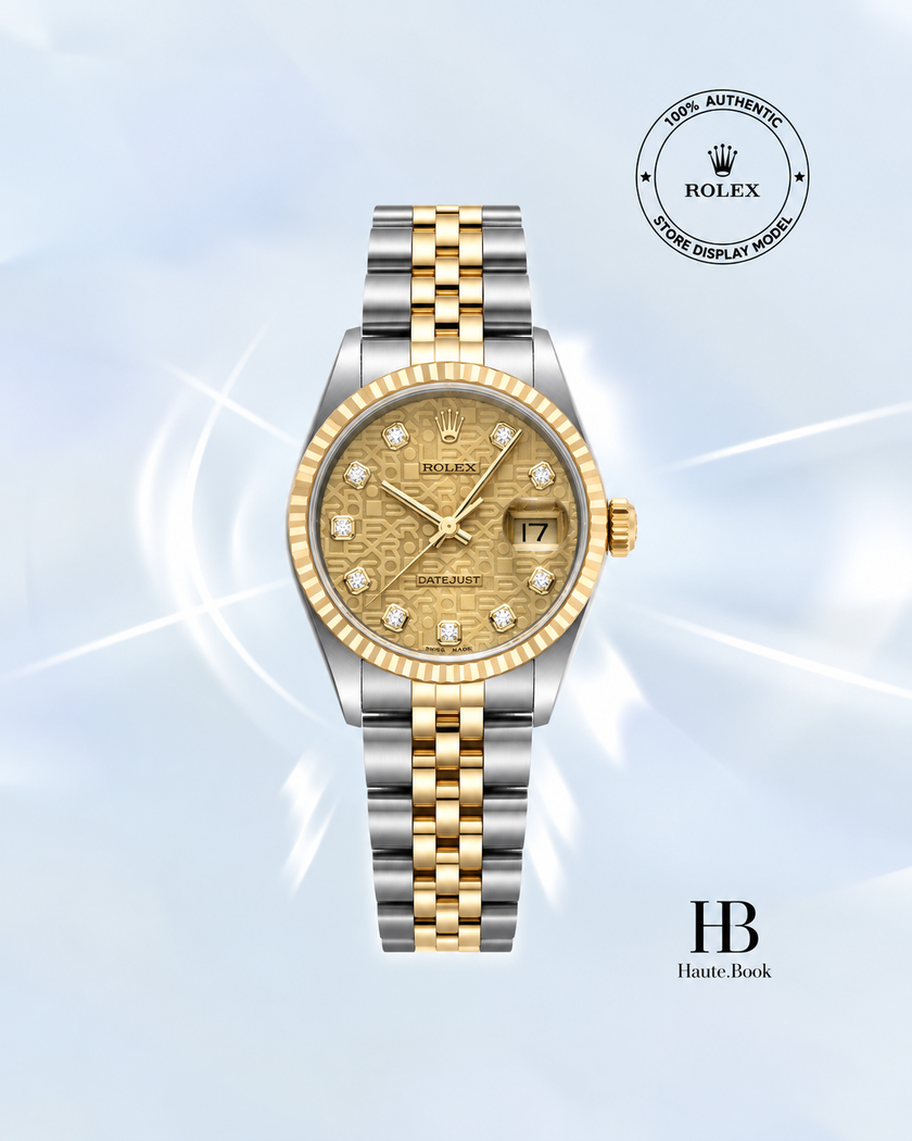 [Store Display]* Rolex Datejust Champagne Computer Dial Stainless Steel 36 mm