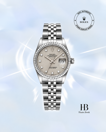 [Store Display]* Rolex Datejust Silver Computer Dial Stainless Steel 36 mm