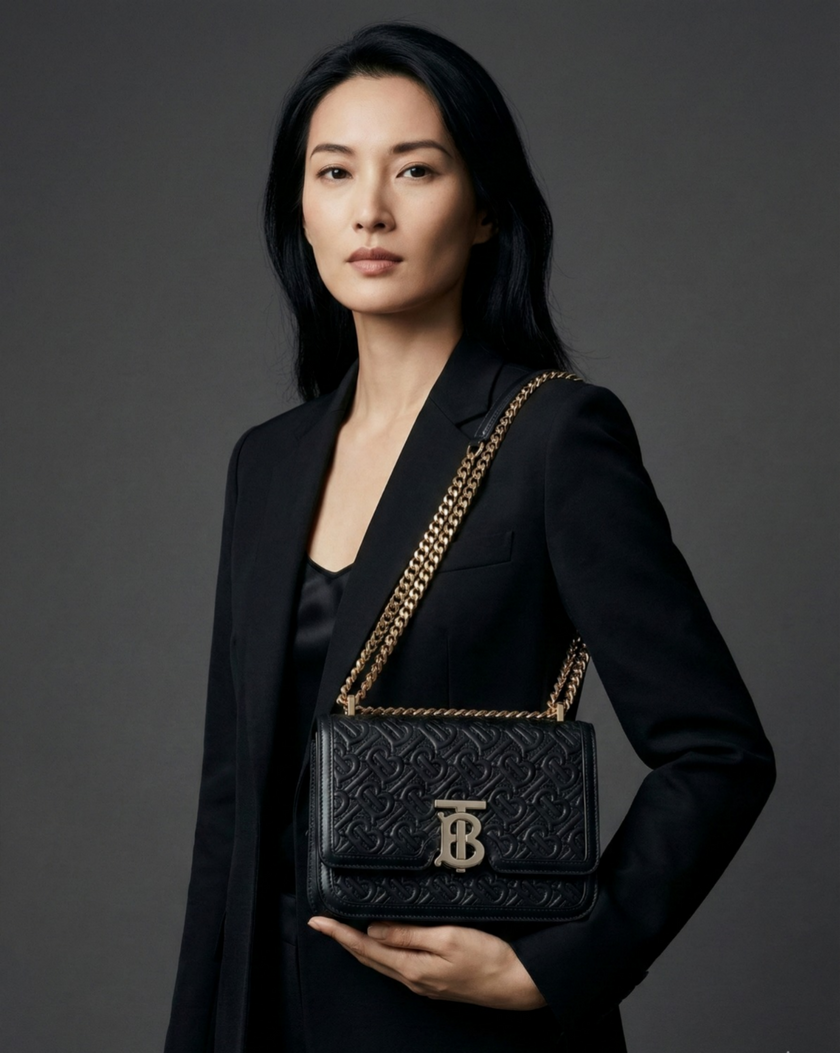 BURBERRY TB Monogram Shoulder Bag image 0
