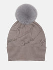 Guess Rhinestone Logo Beanie - Gray image 0
