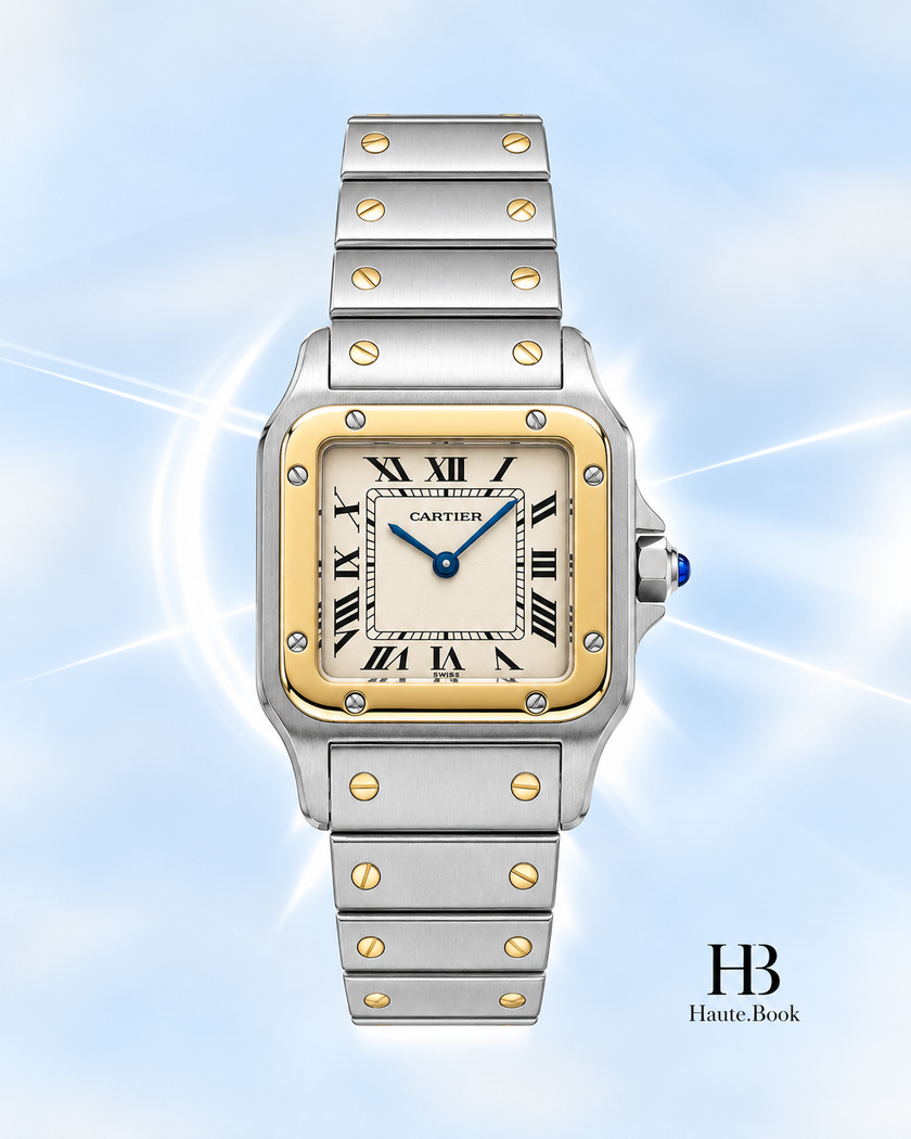 [Store Display] Cartier Santos Galbée SM Ivory Stainless Steel 24 mm