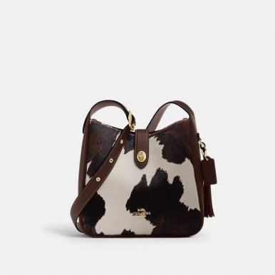 COACH Hadley Convertible Crossbody Bag With Cow Print And Tassel image 0