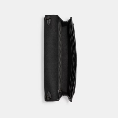 COACH Tabby Chain Clutch - Pewter/Black image 2