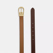COACH Classic Buckle Cut-To-Size Reversible Belt, 25 Mm - Smooth Leather/Gold image 1