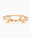 KATE SPADE Skinny Mini Bow Bangle ( Arriving In Delhi ) - Rose Gold image