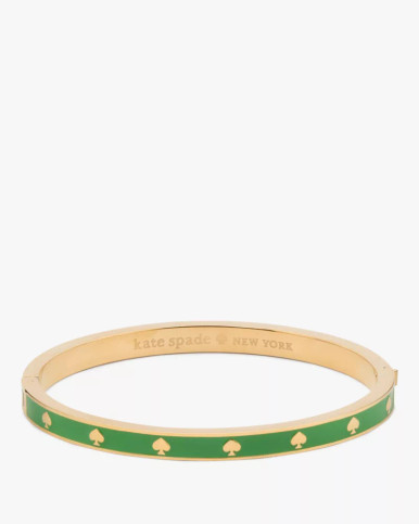 KATE SPADE Spot The Spade  Enamel Hinged Bangle image 2