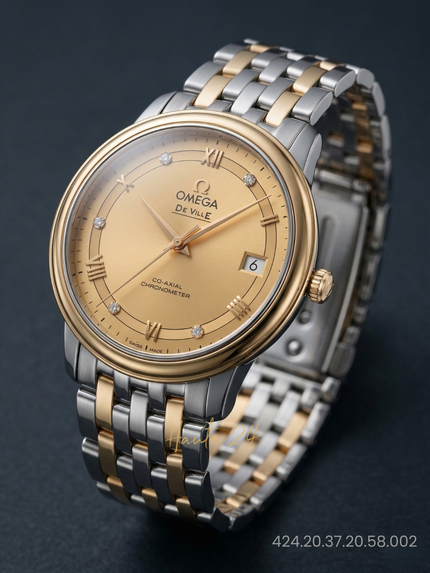 OMEGA  De Ville Prestige Co-Axial 424.20.37.20.58.002 (New) image 0