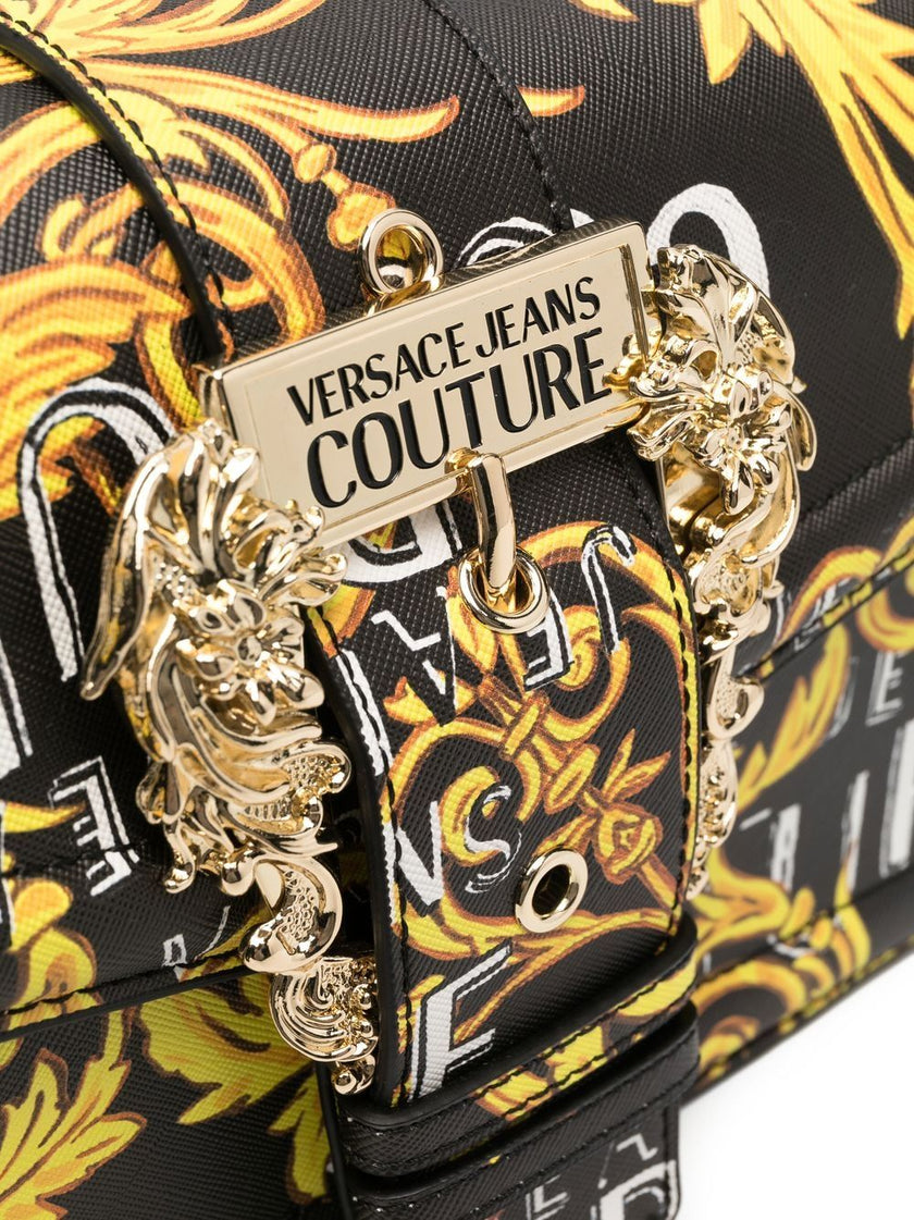 Versace Jeans Couture Barocco-print buckle-detail crossbody bag (Arriving In Delhi) image 2