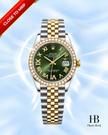 [At MRP] [Brand New] Rolex Datejust Olive Green Jubilee 126283RBR 36 mm