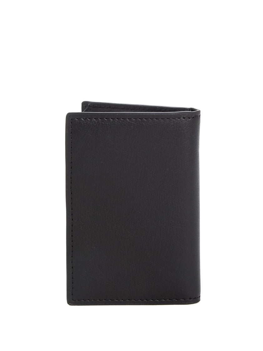 Guess Smooth Faux-Leather Bifold Wallet - Black image 1