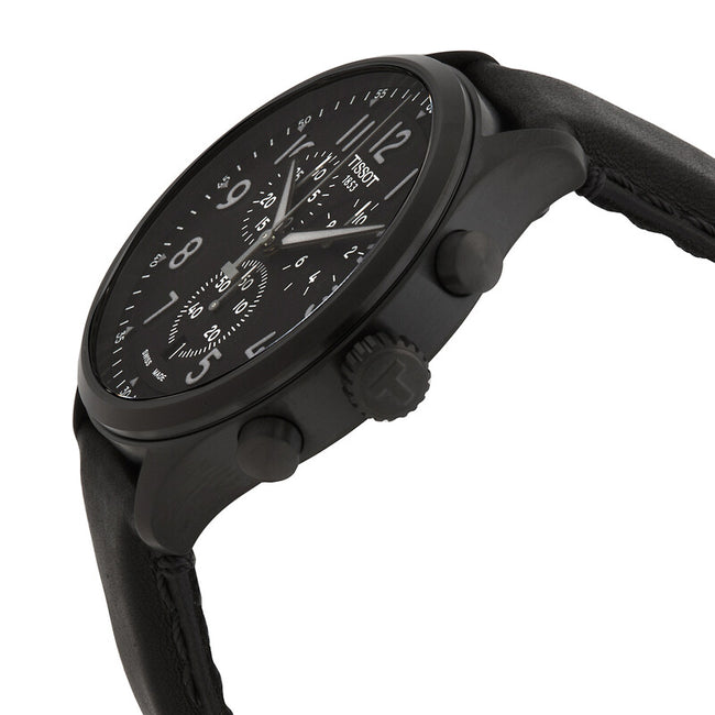 TISSOT Chrono XL Chronograph Quartz Black Dial Men's Watch image 1