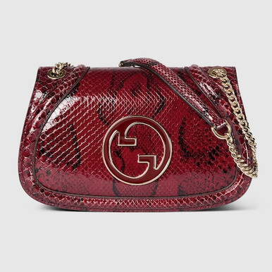 GUCCI Blondie Medium Python Shoulder Bag image 3