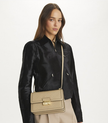 TORY BURCH T Monogram Leather Shoulder Bag - Fresh clay image 1